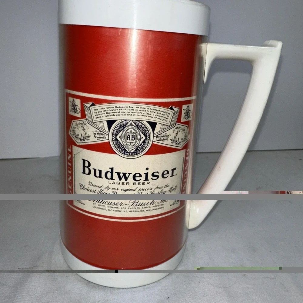 Vintage Thermo-Serv - Budweiser Beer -  Plastic Cup / Mug